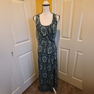 LEOTA COLORFUL MAXI DRESS, SIZE L